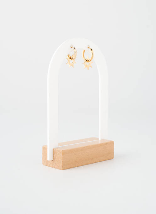 Boucles d’oreilles matériaux plaqué or or TATA GISELE femme