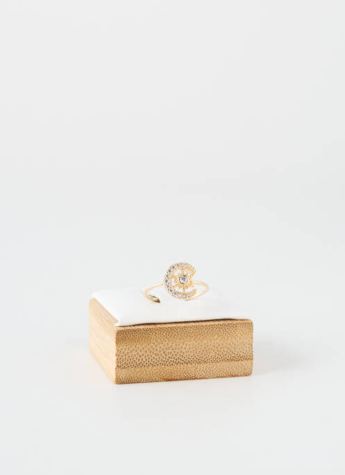 Bague ornement oxyde de zirconium or TATA GISELE femme