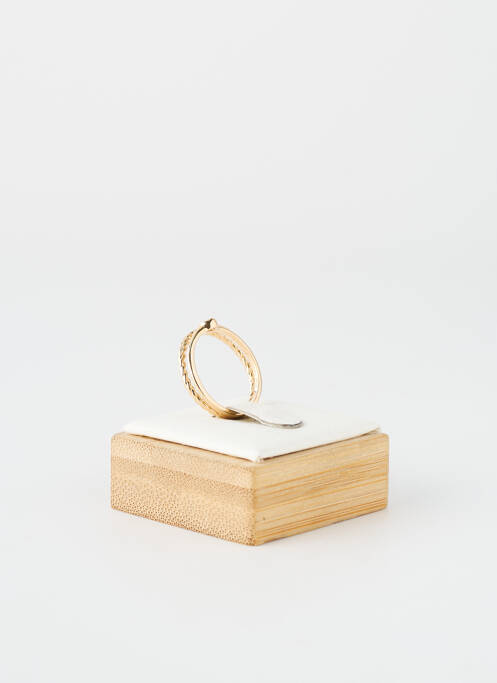 Bague ornement oxyde de zirconium or TATA GISELE femme