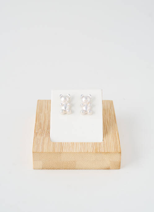 Boucles d’oreilles argent TATA GISELE femme