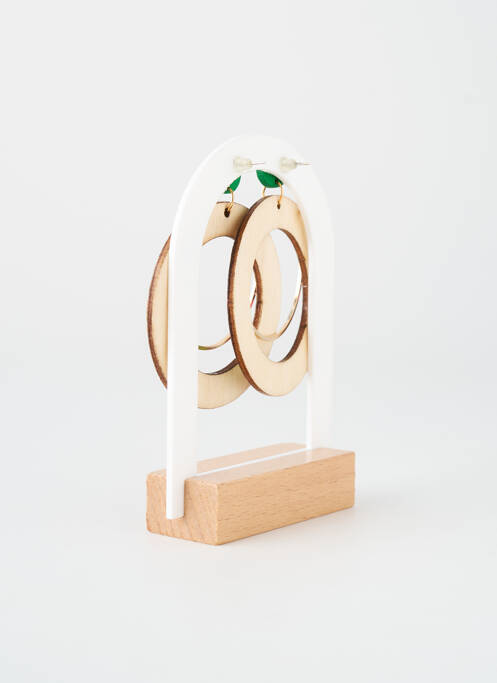 Boucles d’oreilles noir TATA GISELE femme