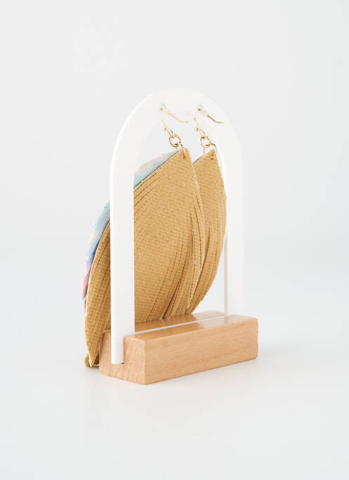 Boucles d’oreilles rose TATA GISELE femme