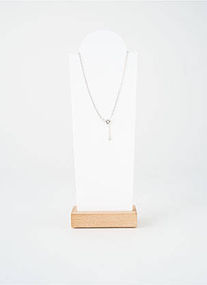 Collier matériaux argent argent TATA GISELE femme
