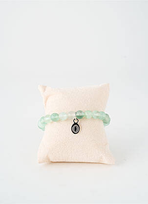 Bracelet fermeture elastique vert TATA GISELE femme