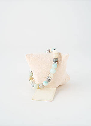 Bracelet ornement perles bleu TATA GISELE homme