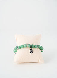 Bracelet ornement perles vert TATA GISELE homme