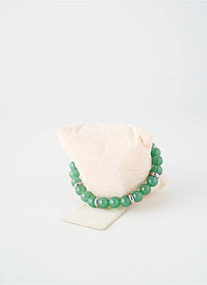 Bracelet ornement perles vert TATA GISELE homme