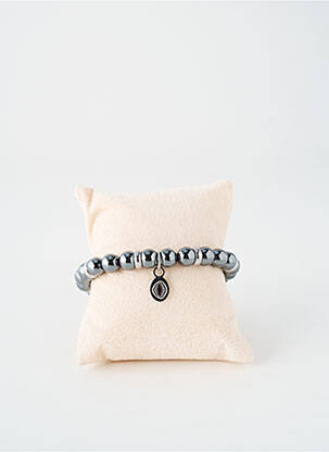 Bracelet ornement pierre argent TATA GISELE homme