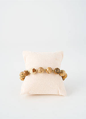Bracelet fermeture boucle déployante marron TATA GISELE homme
