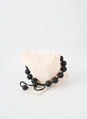Bracelet ornement pierre noir TATA GISELE homme