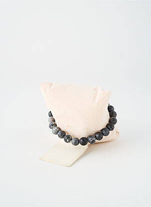 Bracelet ornement pierre gris TATA GISELE homme