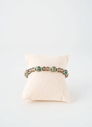 Bracelet fermeture elastique gris TATA GISELE homme