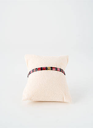 Bracelet ornement perles rouge TATA GISELE femme