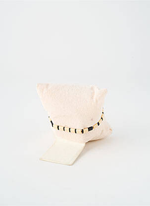 Bracelet fermeture elastique beige TATA GISELE femme