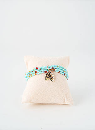 Bracelet ornement perles bleu TATA GISELE femme