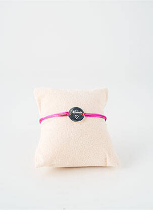 Bracelet matériaux argent rose TATA GISELE femme