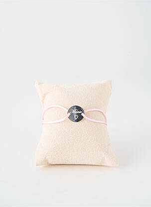Bracelet matériaux argent rose TATA GISELE femme