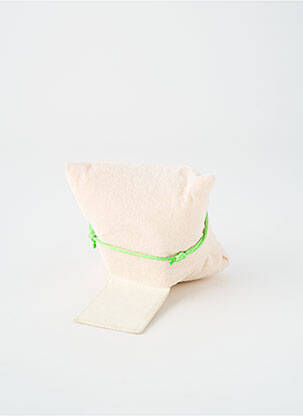 Bracelet matériaux argent vert TATA GISELE femme