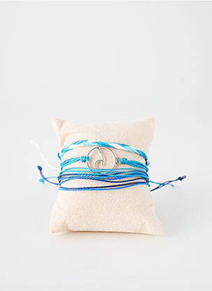 Bracelet fermeture boucle déployante bleu TATA GISELE femme