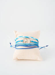 Bracelet fermeture boucle déployante bleu TATA GISELE femme