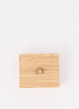 Boucle d'oreille mono ornement oxyde de zirconium or TATA GISELE femme