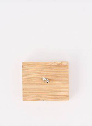 Boucle d'oreille mono argent TATA GISELE femme
