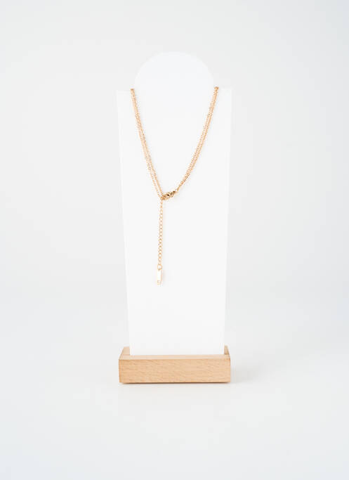 Collier fermeture fermoir mousqueton rose TATA GISELE femme