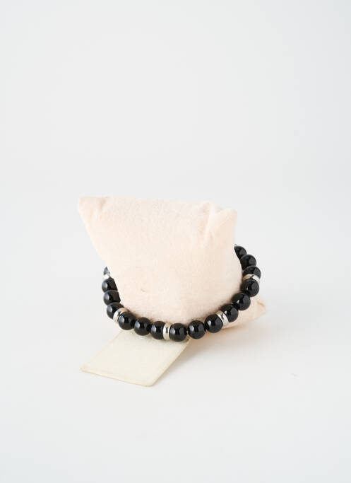 Bracelet ornement perles noir TATA GISELE homme
