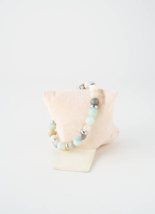 Bracelet ornement perles bleu TATA GISELE homme