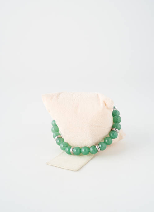 Bracelet ornement perles vert TATA GISELE homme