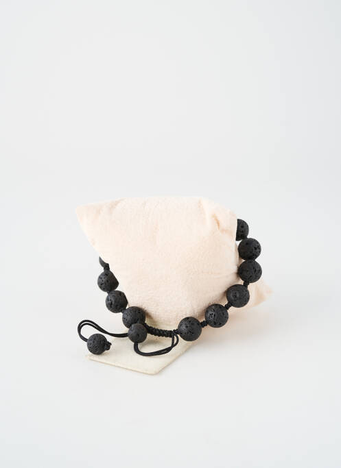 Bracelet fermeture boucle déployante noir TATA GISELE homme