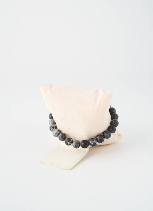 Bracelet ornement pierre gris TATA GISELE homme