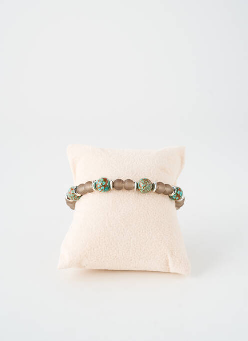 Bracelet fermeture elastique gris TATA GISELE homme