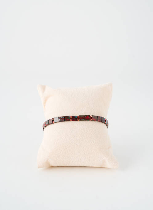 Bracelet ornement perles rouge TATA GISELE femme