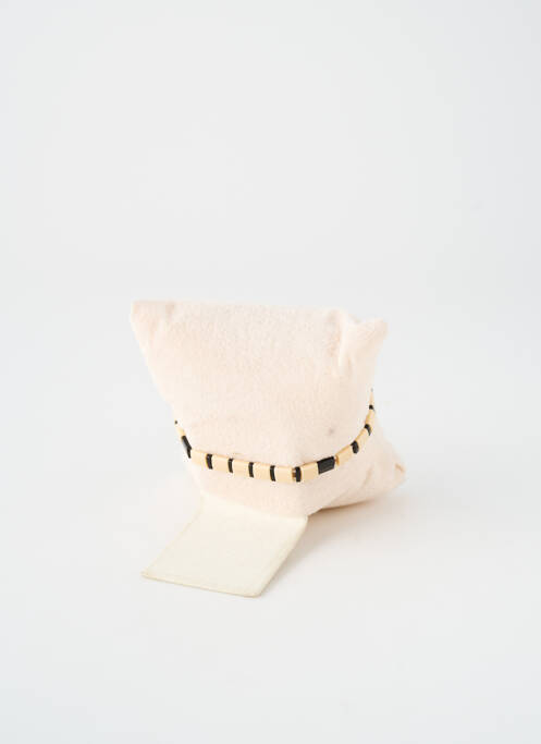 Bracelet ornement perles beige TATA GISELE femme