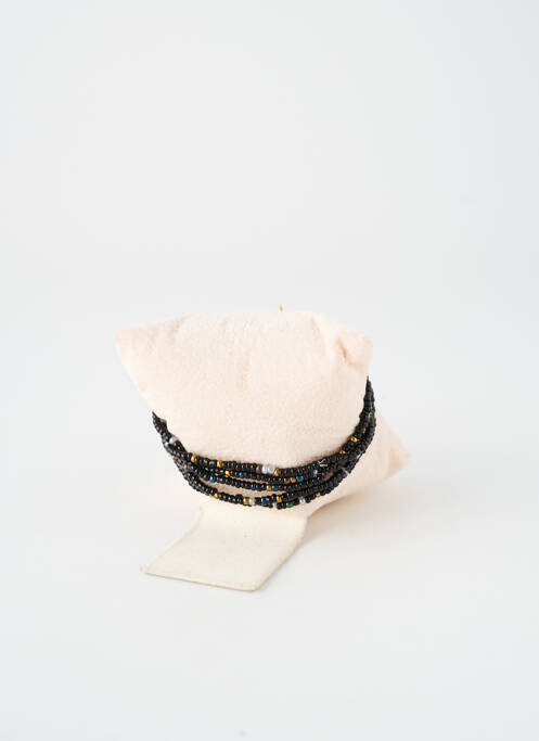 Bracelet ornement perles noir TATA GISELE femme