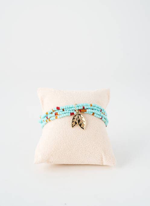 Bracelet ornement perles bleu TATA GISELE femme