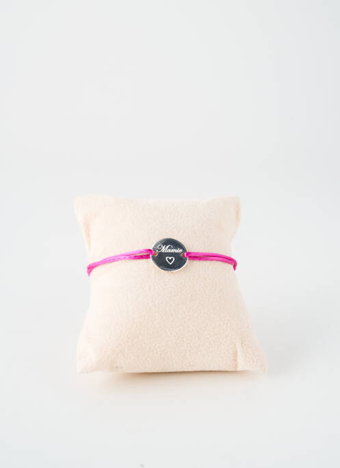 Bracelet matériaux argent rose TATA GISELE femme