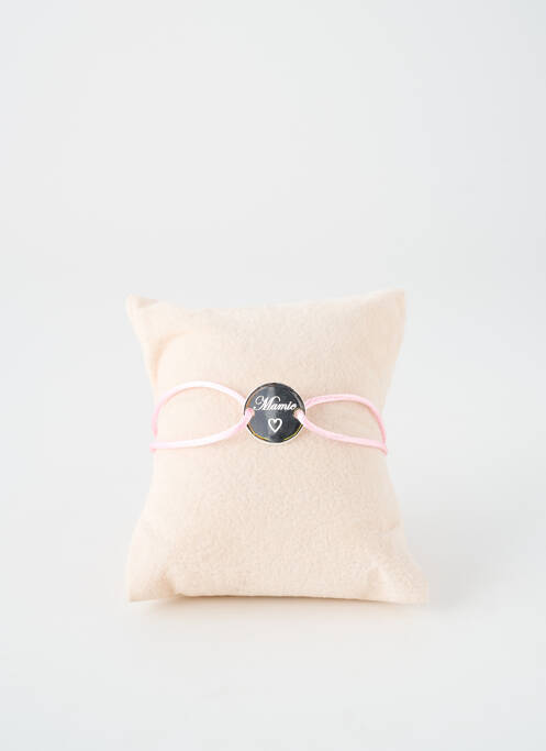 Bracelet matériaux argent rose TATA GISELE femme