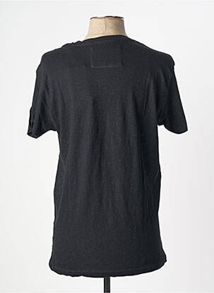 T-shirt coupe droite manches courtes noir DEELUXE homme