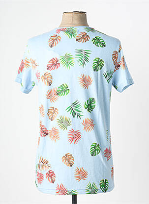 T-shirt coupe cintrée manches courtes bleu DEELUXE homme