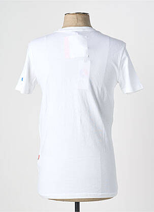 T-shirt broderie manches courtes blanc KILIWATCH homme