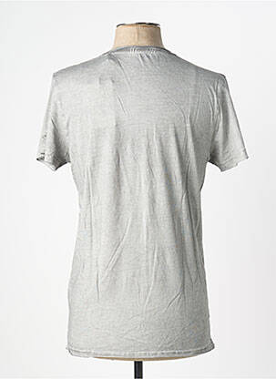 T-shirt coupe cintrée manches courtes gris DEELUXE homme