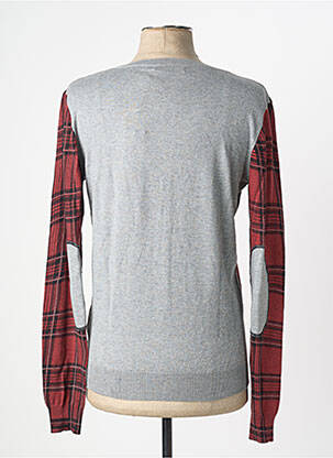 Gilet manches longues col v rouge GAUDI homme