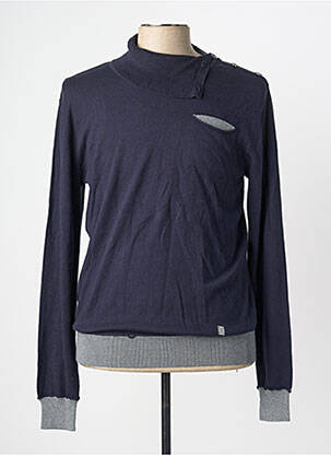 Pull manches longues manches longues bleu GAUDI homme