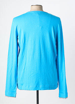 Pull col rond manches longues bleu GAUDI homme