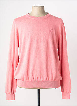 Pull col rond manches longues rose CLASSIC ALL BLACKS homme