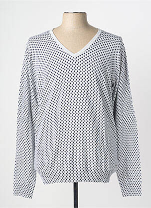 Pull col v manches longues gris SCOTCH & SODA homme