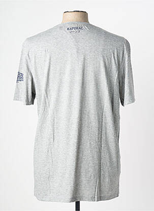 T-shirt coupe droite manches courtes gris KAPORAL homme