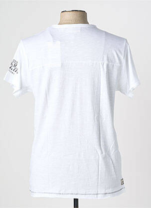 T-shirt coupe cintrée manches courtes blanc DEELUXE homme